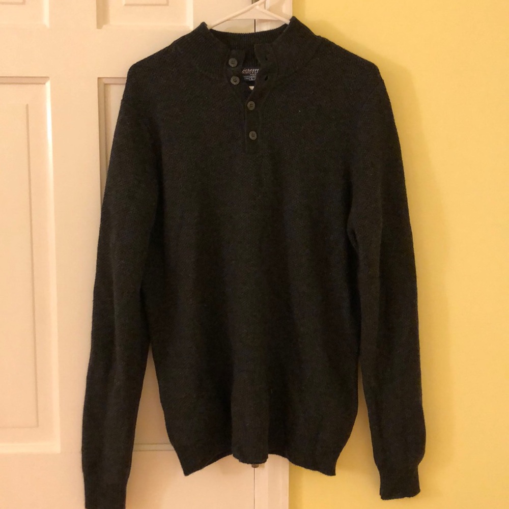Jeremy Argyle NYC men’s black/dark gray sweater